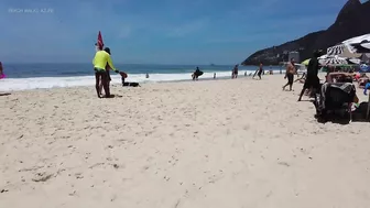 ???????? Summer in Rio de Janeiro - Brazil ☀️????️ Short Leblon Beach Walk 4K