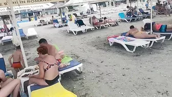 Part 4 Plaja Nudica Beach 4K video  Sun Summer Party Fun Mamaia Beach Bikini Beach.