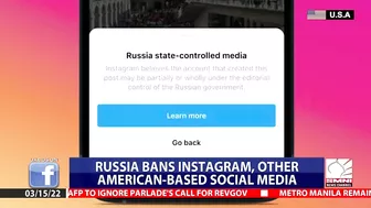 Russia bans Instagram, other American-based social media