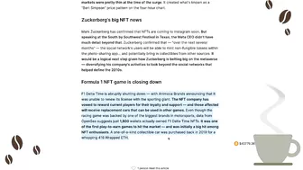 NFTs Coming to Instagram & Formula 1 NFT game is closing down [ Crypto Espresso 03.16.22 ]