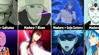 Madara Against Other Anime Characters