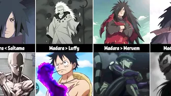 Madara Against Other Anime Characters