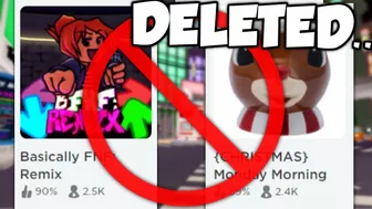 ROBLOX FNF GAMES ARE GETTING DELETED...