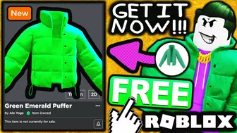 FREE ACCESSORY! HOW TO GET Green Emerald Gold Rush Puffer! (Roblox Alo Yoga Sanctuary Event)