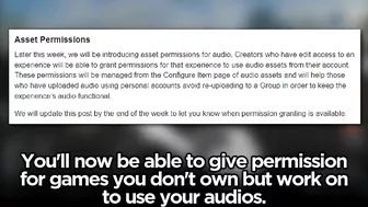 Roblox RESPONDS to Audio DRAMA