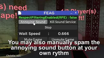 Roblox Fe Script Showcase Episode#202/Fe Audio Gui