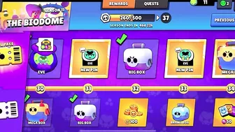 HELLO!???? Complete 10000 TOKENS QUEST with EVE - brawl Stars Free Gifts