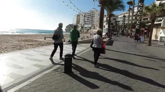 BENIDORM [4K] LEVANTE BEACH | COSTA BLANCA SPAIN