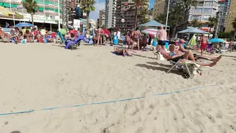 BENIDORM [4K] LEVANTE BEACH | COSTA BLANCA SPAIN