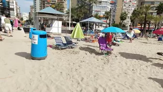 BENIDORM [4K] LEVANTE BEACH | COSTA BLANCA SPAIN