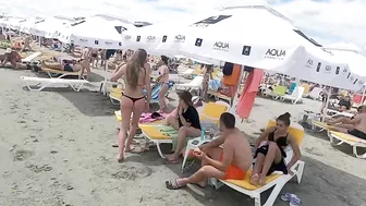 Part 3 Plaja Makanake Beach 4K video  Sun Summer Party Fun Mamaia Beach Bikini Beach.