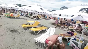 Part 3 Plaja Makanake Beach 4K video  Sun Summer Party Fun Mamaia Beach Bikini Beach.