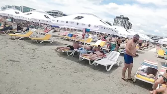 Part 3 Plaja Makanake Beach 4K video  Sun Summer Party Fun Mamaia Beach Bikini Beach.