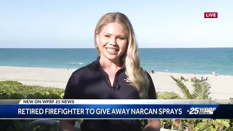 Retired Boynton Beach firefighter hands out 600 Narcan doses on the beach this spring break