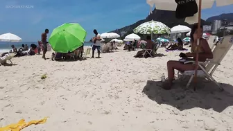 ???????? Summer in Rio de Janeiro - Brazil ☀️????️ Relaxing Leblon Beach Walk 4K