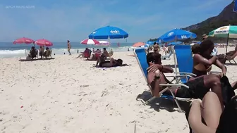 ???????? Summer in Rio de Janeiro - Brazil ☀️????️ Relaxing Leblon Beach Walk 4K