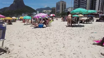 ???????? Summer in Rio de Janeiro - Brazil ☀️????️ Relaxing Leblon Beach Walk 4K