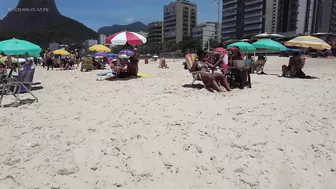 ???????? Summer in Rio de Janeiro - Brazil ☀️????️ Relaxing Leblon Beach Walk 4K