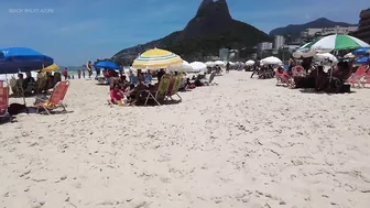 ???????? Summer in Rio de Janeiro - Brazil ☀️????️ Relaxing Leblon Beach Walk 4K