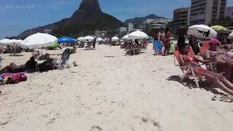 ???????? Summer in Rio de Janeiro - Brazil ☀️????️ Relaxing Leblon Beach Walk 4K