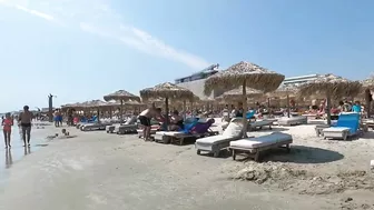 Part 7 Beach Ammos Mediteranean Beach, Relaxation, Sea, Sun, 4K video, Bikini Beach, Mamaia Beach.