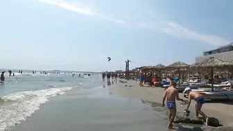 Part 7 Beach Ammos Mediteranean Beach, Relaxation, Sea, Sun, 4K video, Bikini Beach, Mamaia Beach.