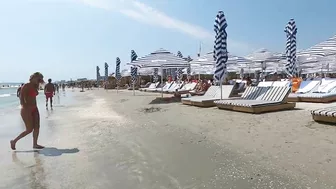 Part 7 Beach Ammos Mediteranean Beach, Relaxation, Sea, Sun, 4K video, Bikini Beach, Mamaia Beach.