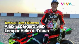 Siap Lempar Helm! Instagram Rider MotoGP Aleix Espargaro Tembus 1 Juta Followers