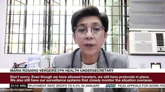 DOH downplays risks in relaxing travel curbs as COVID-19 cases rise overseas | ANC