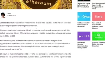 CRYPTO NEWS – L’altalena di ETH | LUNA scommette $1M | OnlyFans per l’Ucraina | Gli NFT di Formula1