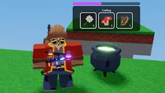 LVL 10 KIT in roblox bedwars (alchemist kit)