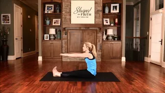 Healing Scriptures with Pilates Core Full Body Quick Stretching Workout | Shaped by Faith TV