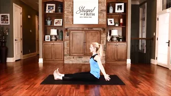 Healing Scriptures with Pilates Core Full Body Quick Stretching Workout | Shaped by Faith TV