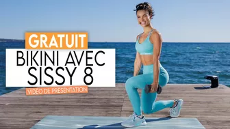 BIKINI AVEC SISSY 8 !!! Programme fitness gratuit - abdos, fessiers, cardio - Sissy Mua