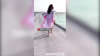 Tamannaah Enjoying Her Vacation In Maldives | Tamannaah Latest Bikini Video | Telugu Varthalu