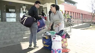 Volunteers from around the globe are travelling to Hungary to help refugees