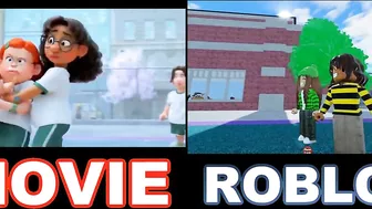 Mama's Girl Turning Red DODGEBALL SCENE MOVIE Vs. ROBLOX!