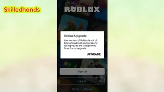 How to update Roblox app || Roblox update problem fixed