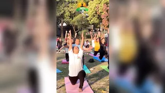 Free Yoga Camp at Gandhi Park Dehradun India