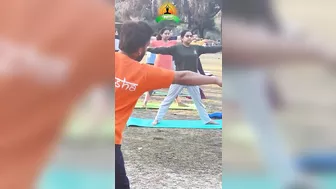 Free Yoga Camp at Gandhi Park Dehradun India