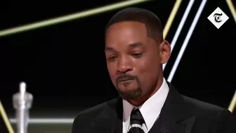 Will Smith breaks down in Oscars 2022 speech after hitting Chris Rock