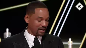 Will Smith breaks down in Oscars 2022 speech after hitting Chris Rock