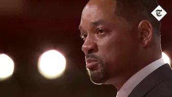 Will Smith breaks down in Oscars 2022 speech after hitting Chris Rock