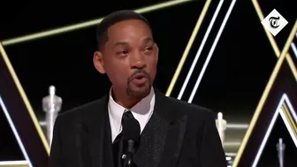 Will Smith breaks down in Oscars 2022 speech after hitting Chris Rock