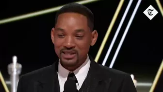 Will Smith breaks down in Oscars 2022 speech after hitting Chris Rock