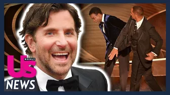 Bradley Cooper Reacts To Will Smith Slapping Chris Rock At Oscars 2022