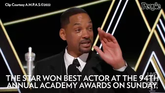 Will Smith Omits Chris Rock from Apology as He Wins Oscar: "Love Makes You Do Crazy Things" | PEOPLE