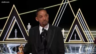 Will Smith hits Chris Rock on Oscars stage after joke about Jada Pinkett-Smith