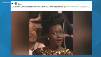 Will Smith hits Chris Rock on Oscars stage after joke about Jada Pinkett-Smith