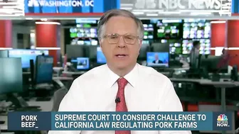 Supreme Court To Consider Challenge To California Law Regulating Pork Farms